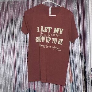 Bella Canvas Red Graphic Tee